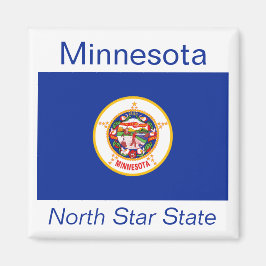 Magnet de drapeau du Minnesota
