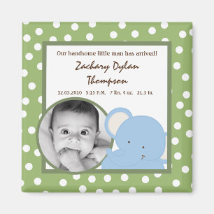 Magnet de Faire-part d'aventure Safari de 2 po x 2
