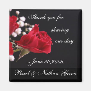 Magnet de faveur de mariage