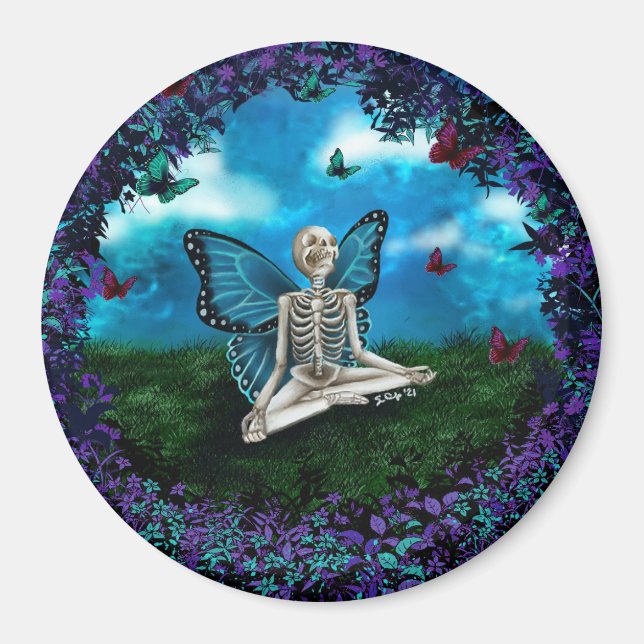 Magnet de fées de squelette (Devant)