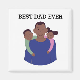Magnet de Fête des pères de meilleur papa