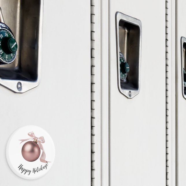 MAGNET DE FÊTES CHIC ROSE POUDRÉ (In situ (casier))