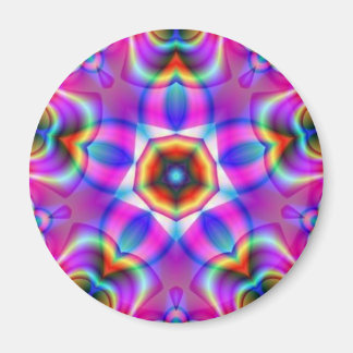 Magnet de fleurs de l'étoile de Mandala tribal fra