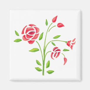 Magnet de fleurs douces