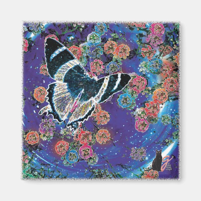 Magnet de fleurs stellaires (Devant)