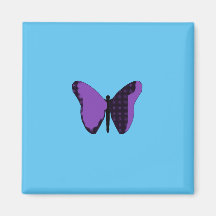 Magnet de frigidaire papillon