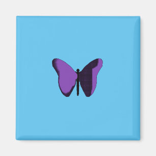 Magnet de frigidaire papillon