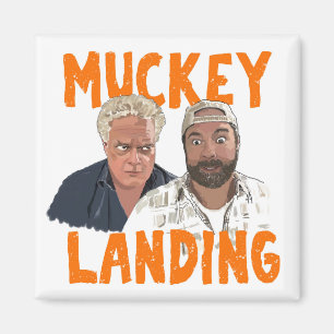 Magnet de frigo à l'atterrissage de la Muckey