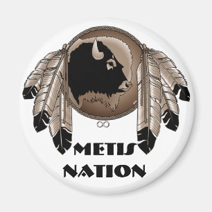 Magnet de frigo des Premières nations Art autochto