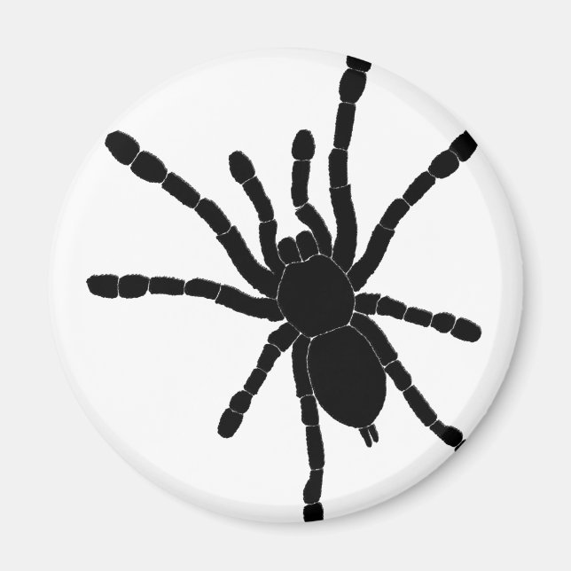 Magnet de frigo Tarantula noir (Devant)