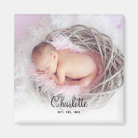 Magnet de garde photo pour bébé personnalisé