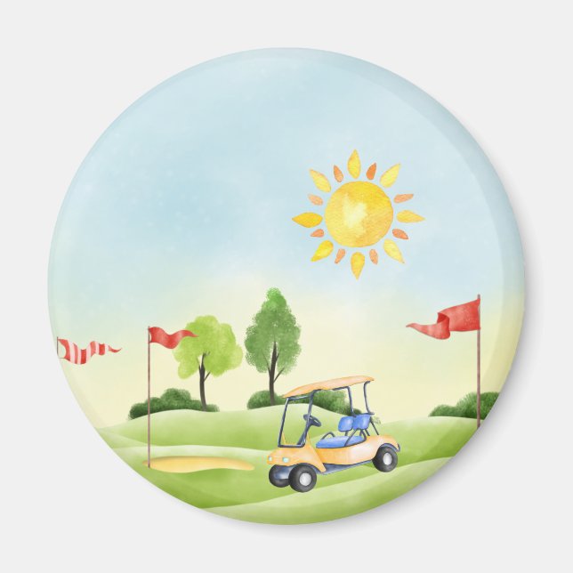 Magnet de golf (Devant)