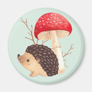 Magnet de hérisson mignon
