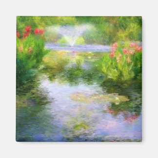 Magnet de jardin d'eau de Monet