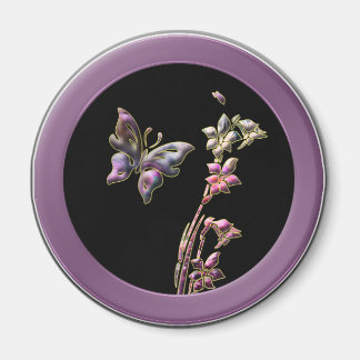 Magnet de jardin papillon