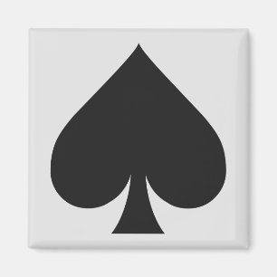 Magnet de joueur de carte - pelle