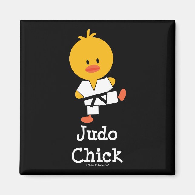 Magnet de judo Chick (Devant)