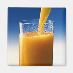 Magnet de jus d'orange