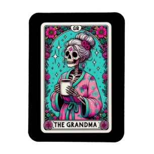 Magnet de la carte grand-mère Tarot