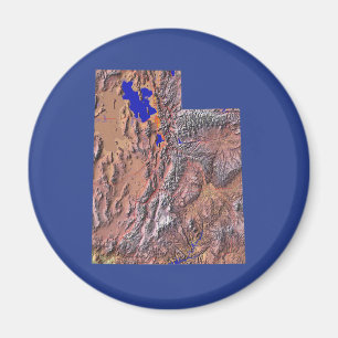 Magnet de la carte Utah