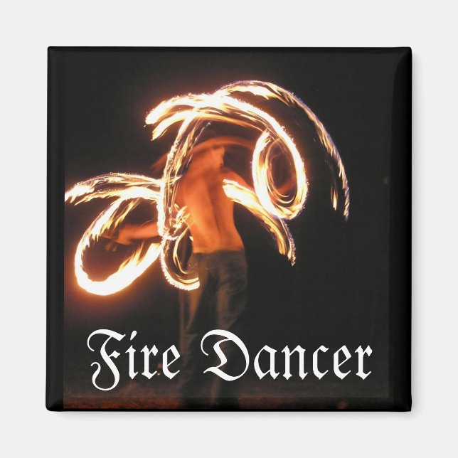 Magnet de la danseuse du feu (Devant)