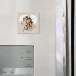 Magnet de la famille de photos du coeur - Personna