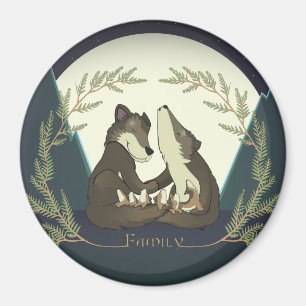 Magnet de la famille Wolf