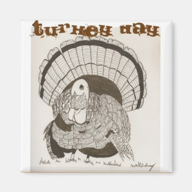 Magnet de la fête de la Turquie (Devant)