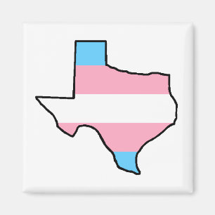 Magnet de la fierté du Texas Trangender