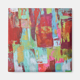 Magnet de la fille de travail