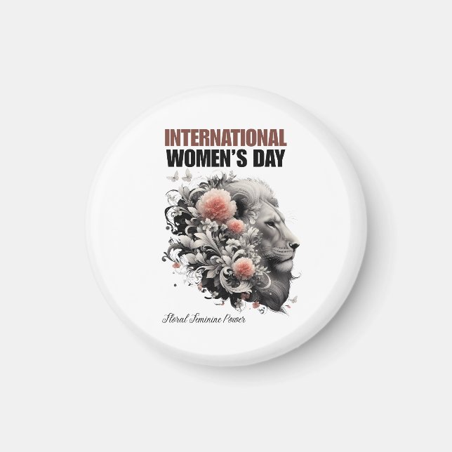 Magnet de la Journée internationale de la femme (Devant)