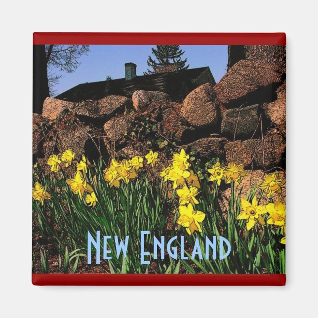 Magnet de la Nouvelle Angleterre (Devant)