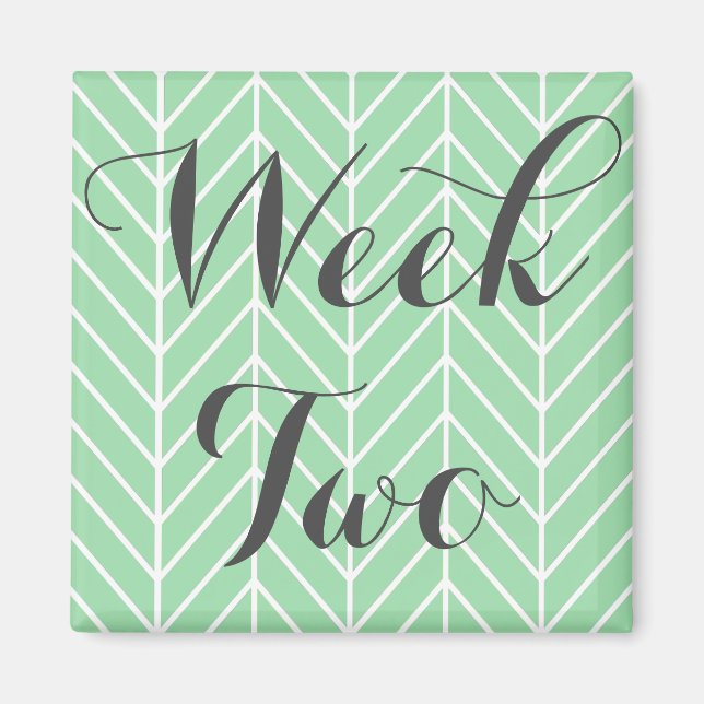 Magnet de la semaine deux (Devant)