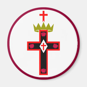 Magnet de la société maçonnique rosicrucienne