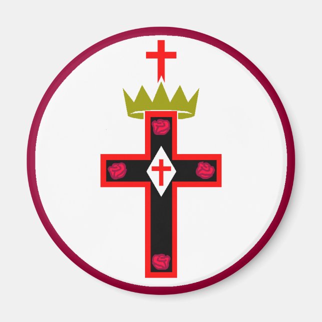 Magnet de la société maçonnique rosicrucienne (Devant)