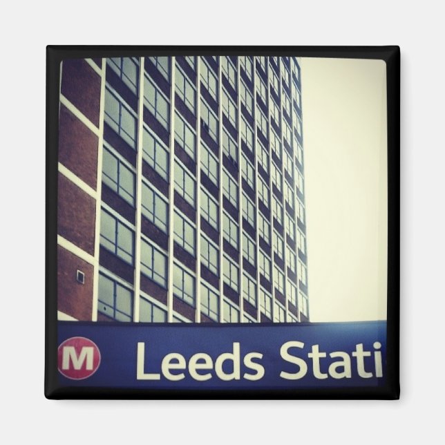 Magnet de la station Leeds (Devant)