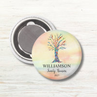 Magnet de l'arbre généalogique de la réunion famil
