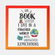 Magnet de l'auteur du livre