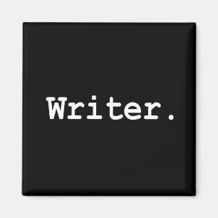 Magnet de l'écrivain - Carré