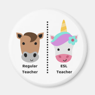 Magnet de l'enseignant régulier VS ESL