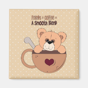 Magnet de l'heure du café