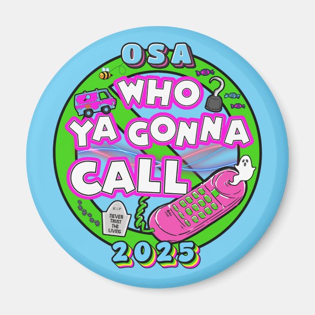 Magnet de logo OSA 2025 (Devant)