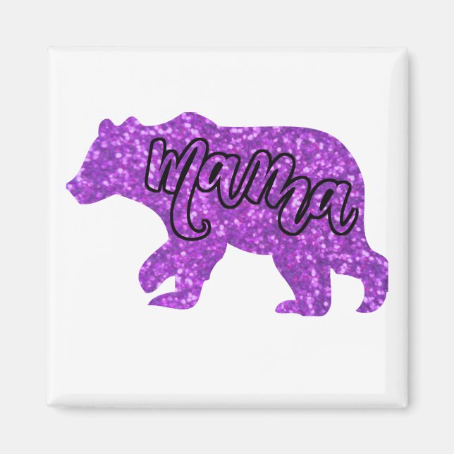 Magnet de l'ours de maman (Devant)