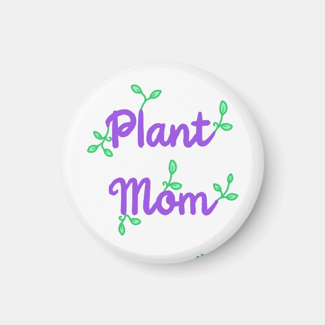 Magnet de maman plante (Devant)
