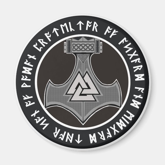 Magnet de marteau de Thor (Devant)