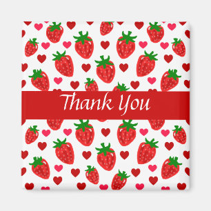 Magnet de Merci de fraise