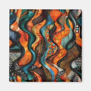 Magnet de Motifs tribaux africains