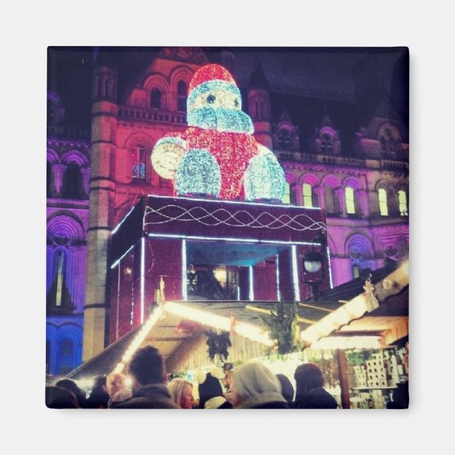 Magnet de Noël de Manchester (Devant)