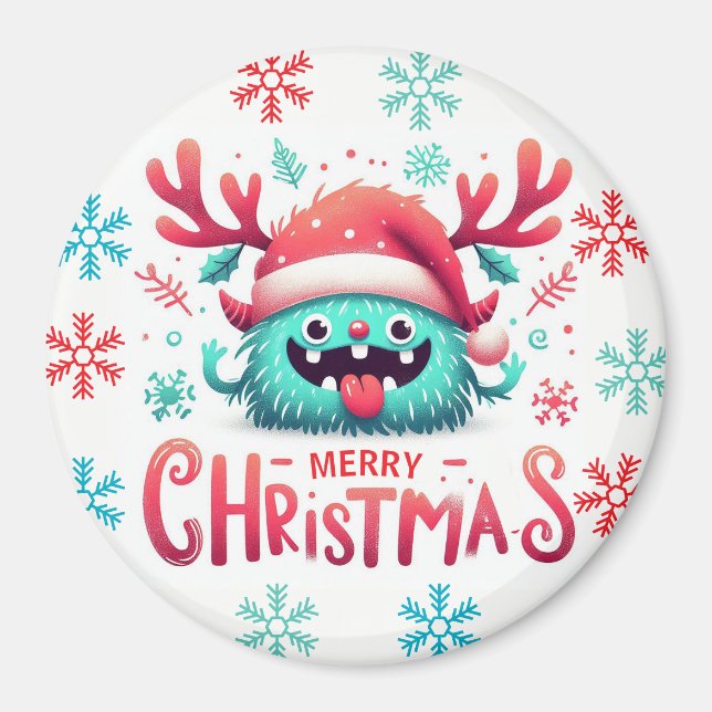 Magnet de Noël moelleux (Devant)