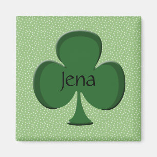 Magnet de nom du Shamrock Jena